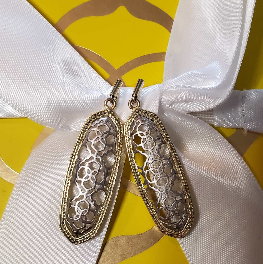 Two Tone Kendra Scott Earrings